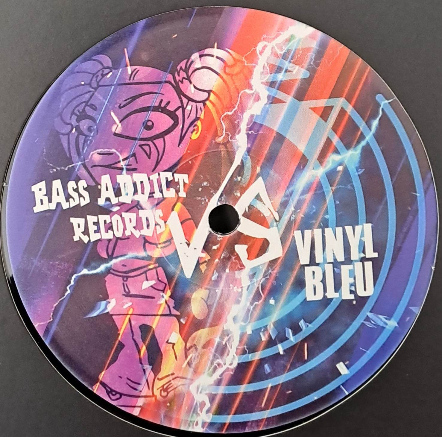 Bass Addict Records VS Vinyl Bleu 01 - vinyle electro